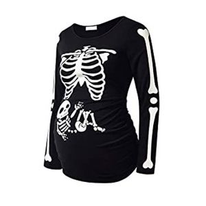 Halloween maternity shirt